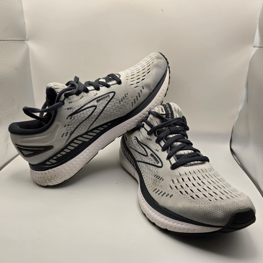 Brooks Glycerin GTS 19 Running Shoes Women's Size 8.5 Gray Black 1203441B085